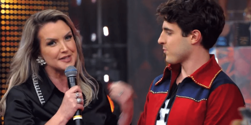 Filho de Gugu Liberato, João Augusto e Alessandra Scatena (Foto: Reprodução, Globo)