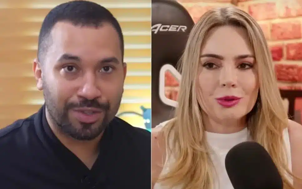 Gil do Vigor e Sheherazade (Foto: Reprodução, Montagem, Fatos da TV)