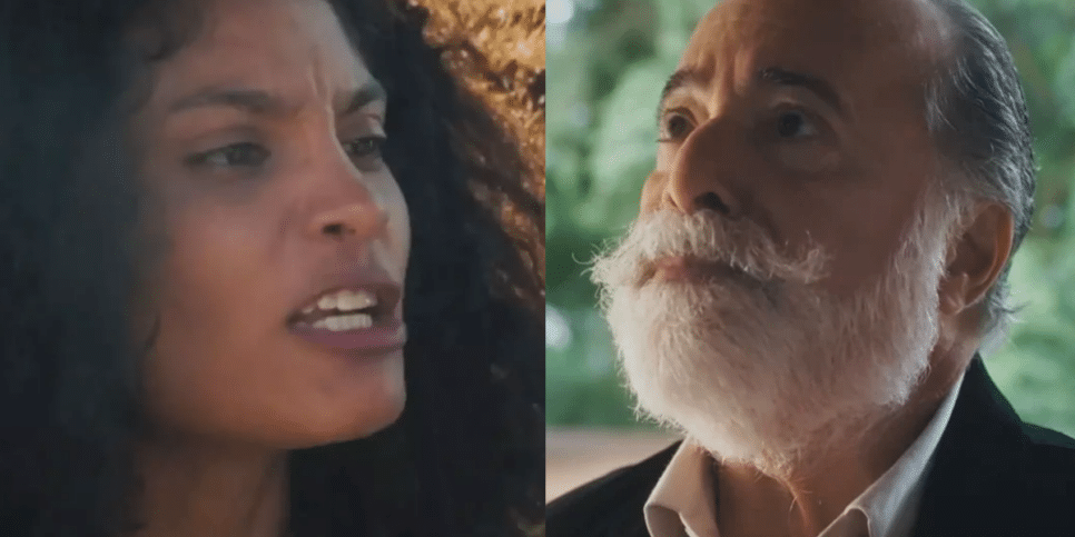 Terra e Paixão Aline e Antônio (Foto: Reprodução, Globo)