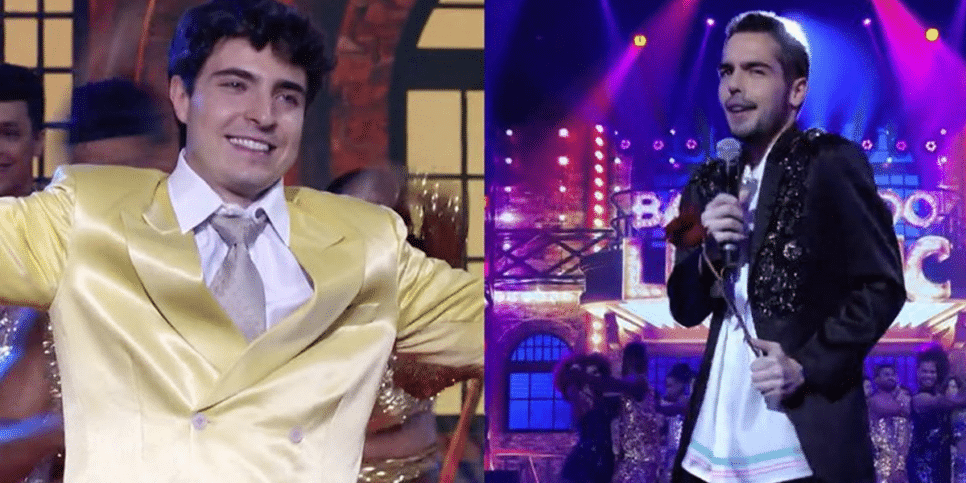 Filhos de Faustão e Gugu no "Domingão com Huck" (Foto: Reprodução, Globo)