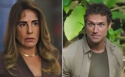 Irene e Vinícius em Terra e Paixão. (Foto: reprodução)