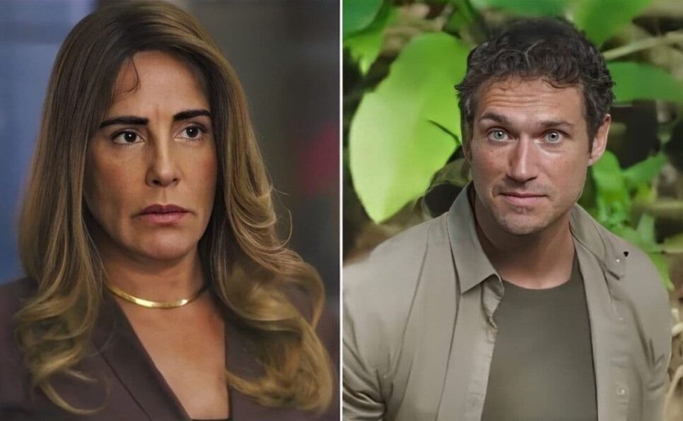 Irene e Vinícius em Terra e Paixão. (Foto: reprodução)