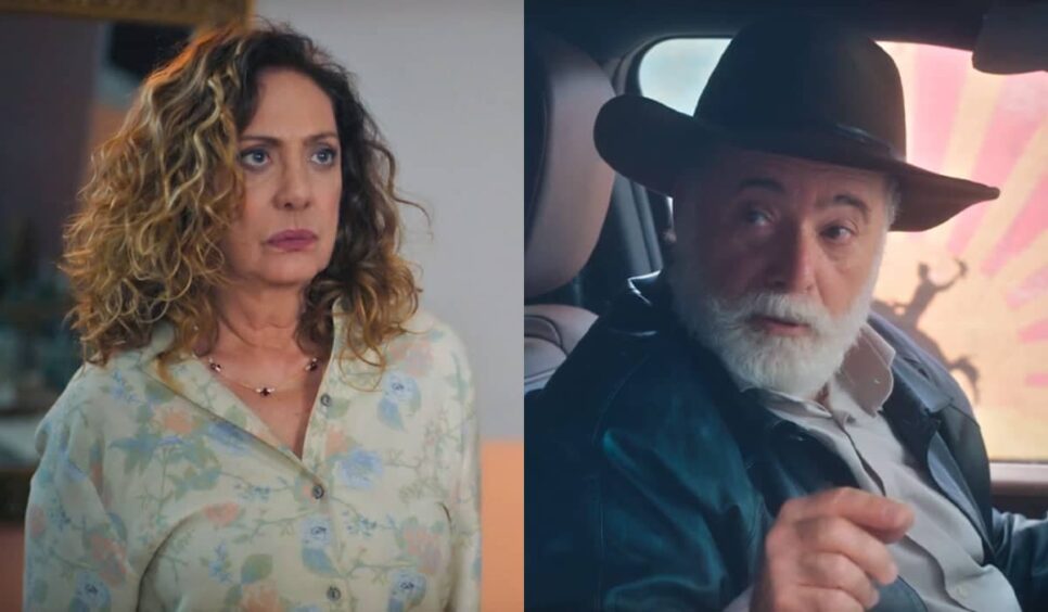 Agatha e Antônio em Terra e Paixão. (Foto: reprodução, Globo)