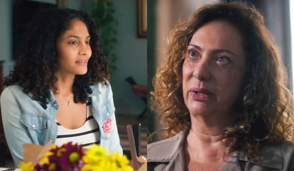 Aline e Agatha em Terra e Paixão. (Foto: reprodução)