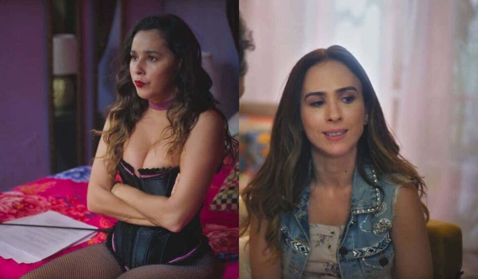 Berenice e Anely em Terra e Paixão. (Foto: reprodução)