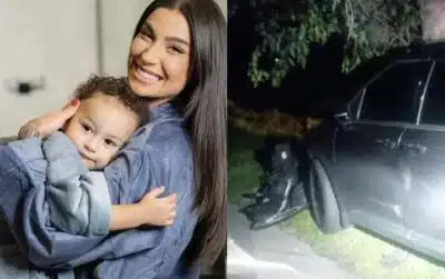 Bianca Andrade sofreu acidente de carro com o filho (Foto: Reprodução, Montagem, Fatos da TV)