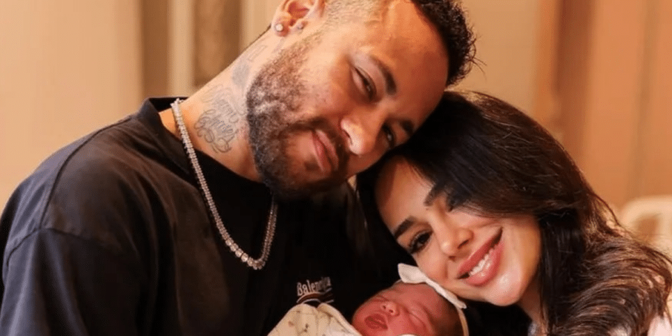 Bruna Biancardi, Neymar e sua filha (Foto: Reprodução, Instagram)