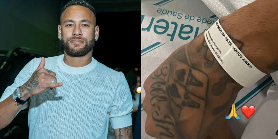 Jogador Neymar é hospitalizado (Foto: Reprodução, Instagram)