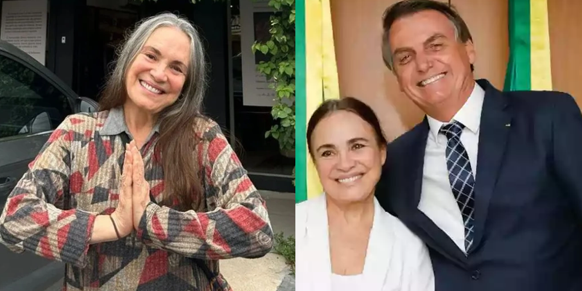 Regina Duarte com Jair Bolsonaro (Foto: Reprodução, Instagram)