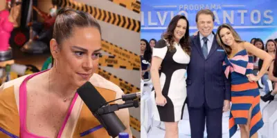 Silvia Abravanel, Patrícia Abravanel e Silvio Santos (Foto: Reprodução, Youtube, SBT)
