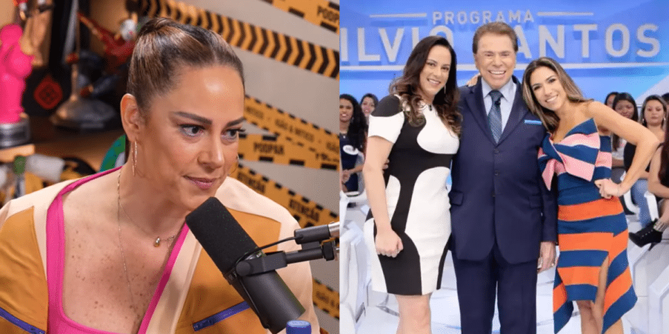Silvia Abravanel, Patrícia Abravanel e Silvio Santos (Foto: Reprodução, Youtube, SBT)