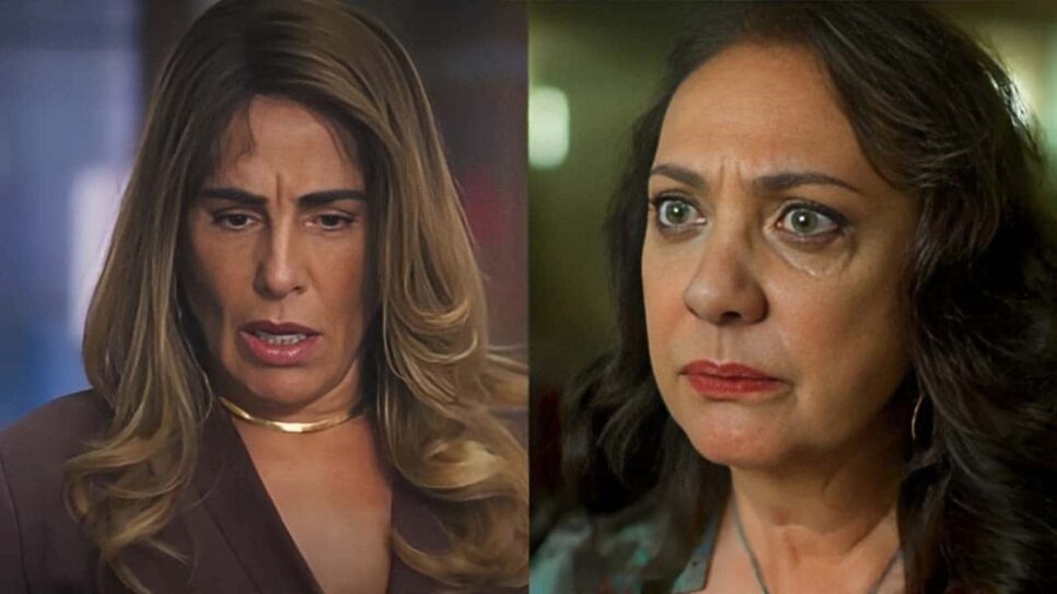 Irene e Agatha em Terra e Paixão. (Foto: reprodução)