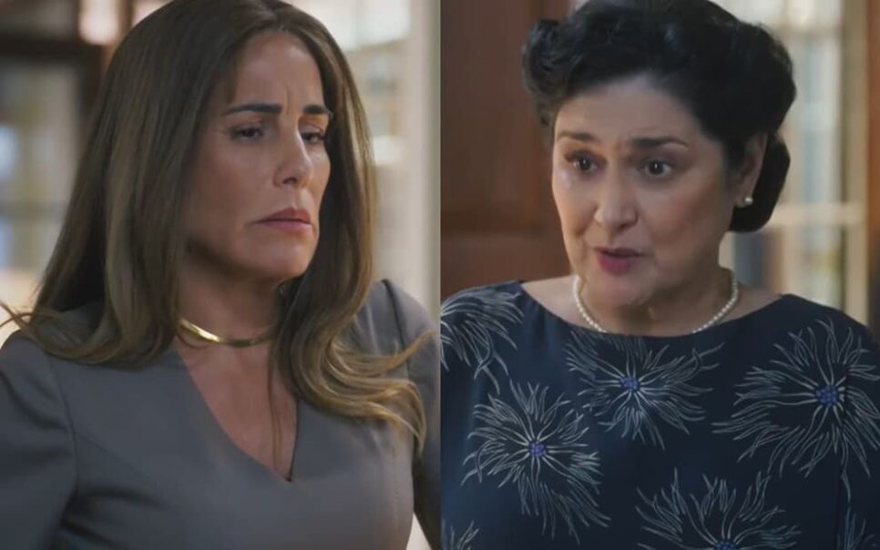 Irene e Angelina em Terra e Paixão. (Foto: reprodução)