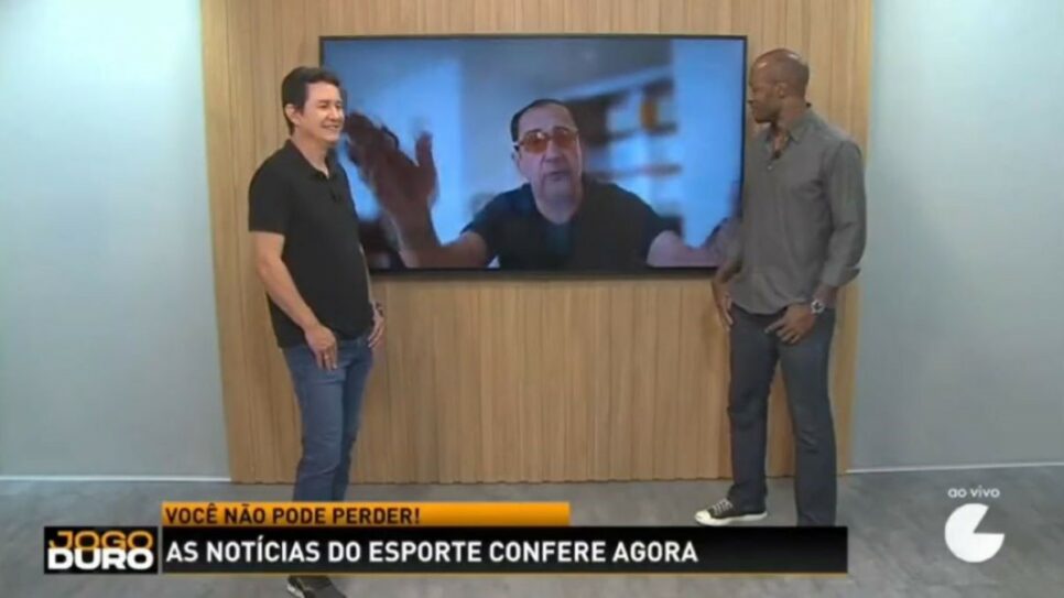 Jorge Kajuru se exalta e xinga equipe em transmissão ao vivo