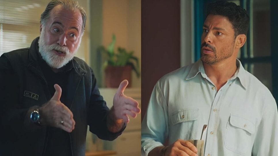 Antônio e Caio em Terra e Paixão. (Foto: reprodução, Globo)