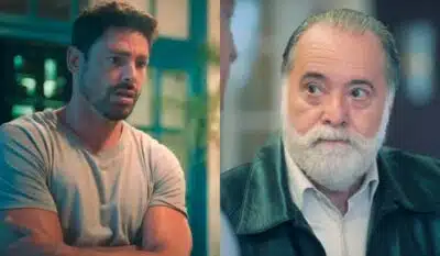 Caio e Antônio em Terra e Paixão. (Foto: reprodução, Globo)