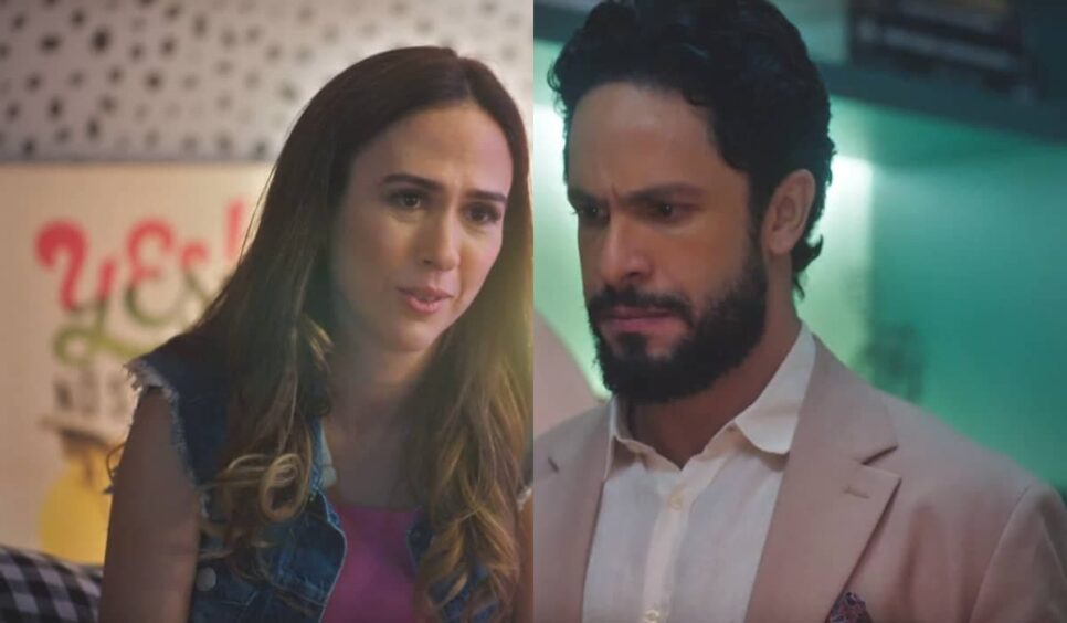 Anely e Luigi em Terra e Paixão. (Foto: reprodução, Globo)