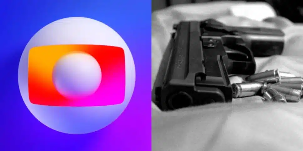 Ator da Globo invadiu emissora armado (Foto: Reprodução, Montagem, Fatos da TV)