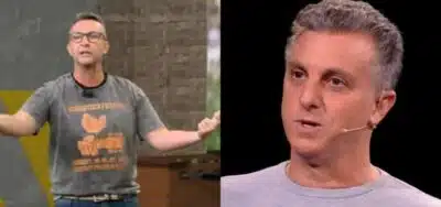 Neto partiu pra cima de Luciano Huck na Band (Foto: reprodução, Globo)