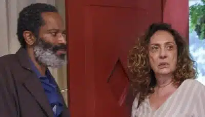 Gentil e Agatha em Terra e Paixão. (Foto: reprodução, Globo)