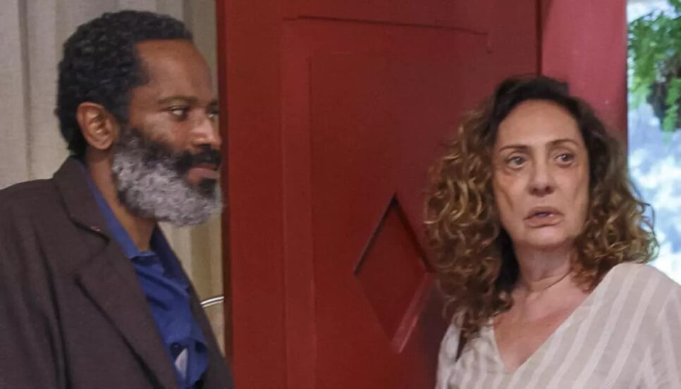 Gentil e Agatha em Terra e Paixão. (Foto: reprodução, Globo)