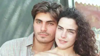 Thiago Lacerda e Ana Paula Arósio em Terra Nostra na Globo. (Foto: TV Globo)