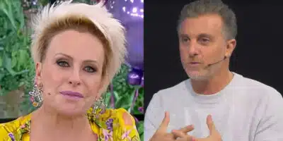 Ana Maria Braga e Luciano Huck (Foto: Reprodução - Globo)