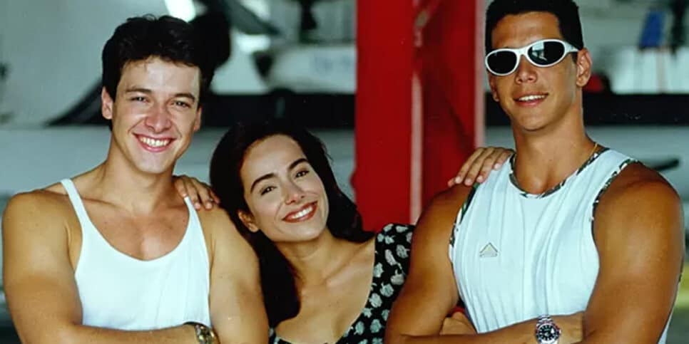 Em Malhação, Márcio Garcia era Adriano (Foto: Reprodução - Globo)