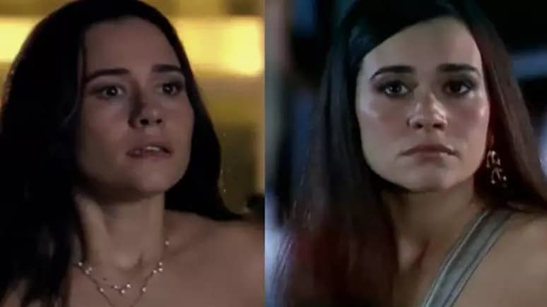 Paula e Taís em cena da novela. (Foto: reprodução/Globo)