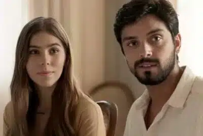 José Venâncio e  Gabriela Medeiros em cena do remake de Renascer. (Foto: reprodução, Globo)