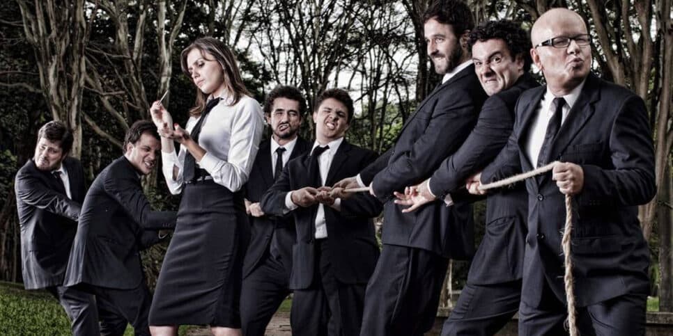 Apresentadores do CQC (Foto: Reprodução - Band)