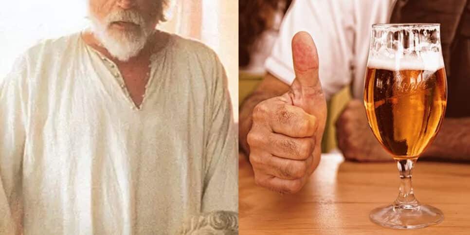 Ator morreu após beber cerveja (Foto: Reprodução - Montagem - Fatos da TV)