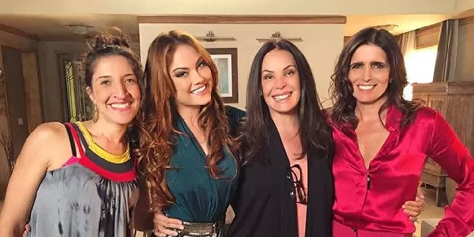 Atrizes de Haja Coração, novela da Globo (Foto: Reprodução - Globo)