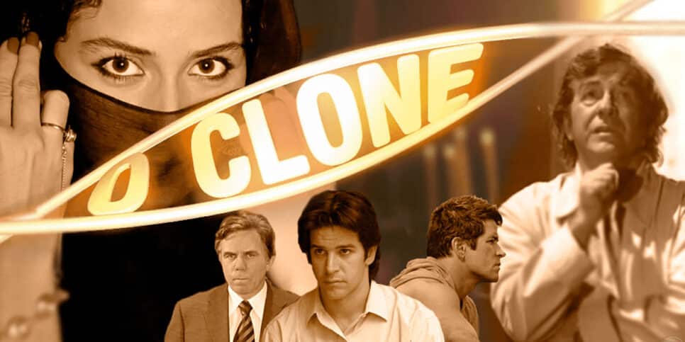 Elenco da novela O Clone (Foto: Reprodução - Globo)
