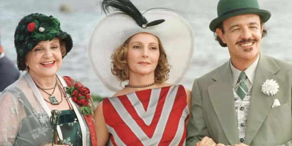 Elenco da novela O Cravo e a Rosa (Foto: Reprodução - Globo)