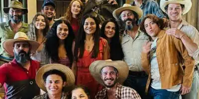 Elenco da novela Pantanal (Foto: Reprodução - Globo)