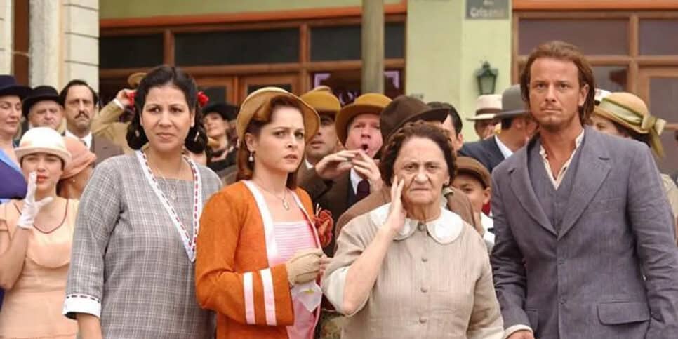 Elenco de Chocolate com Pimenta (Foto: Reprodução - Globo)