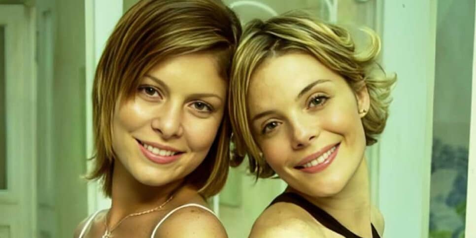 Jenifer (Bárbara Borges) e Leonora (Mylla Christie), ex atrizes Global (Foto: Reprodução - Globo)