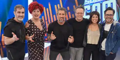 Marcos Mion, elenco de Um Lugar ao Sol e Nany People (Foto: Reprodução - Globo)