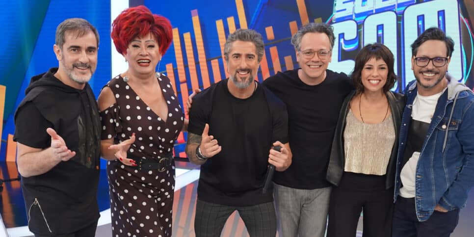 Marcos Mion, elenco de Um Lugar ao Sol e Nany People (Foto: Reprodução - Globo)