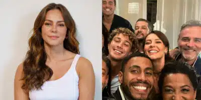 Paolla Oliveira com o elenco de Cara e Coragem (Foto: Reprodução - Instagram)