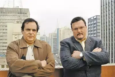 Roberto Avallone e Chico Lang (Foto: Reprodução/ Gazeta)