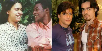 Romance gay em novela da Globo (Foto: Reprodução - Globo)