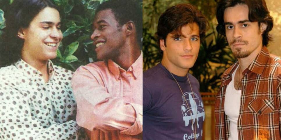 Romance gay em novela da Globo (Foto: Reprodução - Globo)