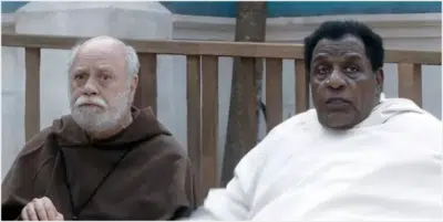 Tonico Pereira e Tony Tornado em cena de Amor Perfeito (Foto: reprodução/Globo)