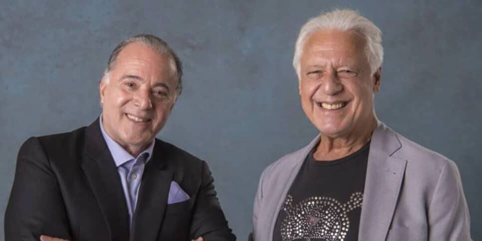 Antônio Fagundes e Tony Ramos (Foto: Reprodução - Globo)