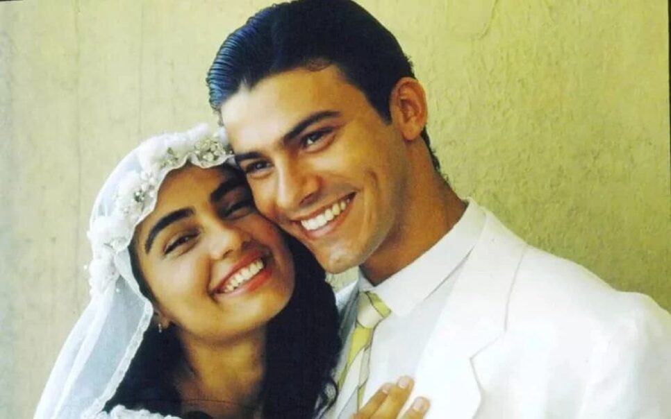 Leonardo Vieira e Patrícia França em Renascer. (Foto: reprodução)