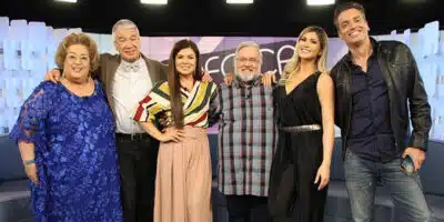 Elenco antigo do Fofocalizando do SBT (Foto: Reprodução - SBT)