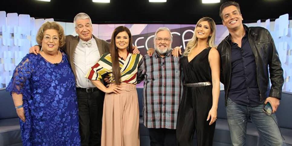 Elenco antigo do Fofocalizando do SBT (Foto: Reprodução - SBT)