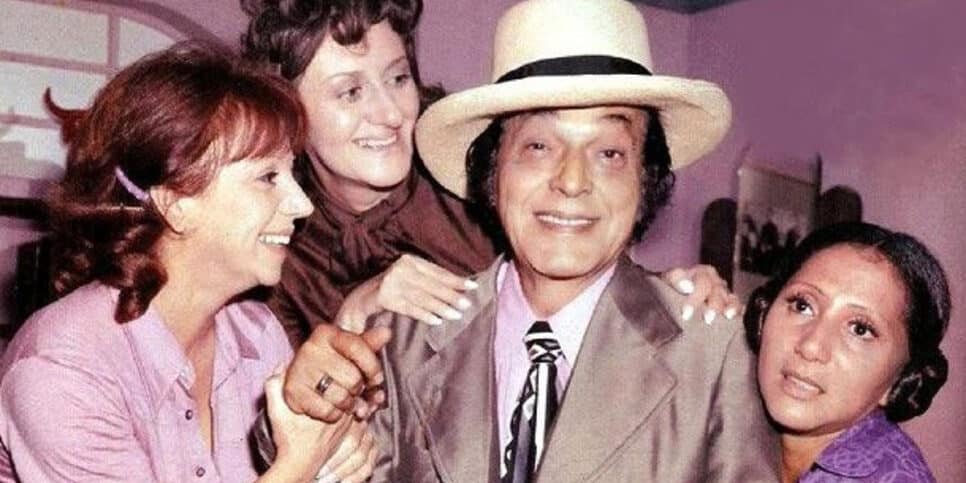 Elenco da novela O Bem-Amado (Foto: Reprodução - Globo)